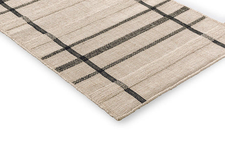 Brink & Campman Zona Charcoal Line 497605 Runner Outdoor Rug