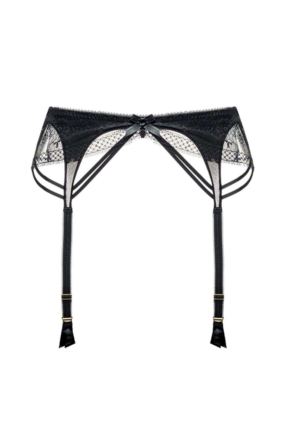 Dear Eve Lingerie Selene Garter Suspender Belt - Black