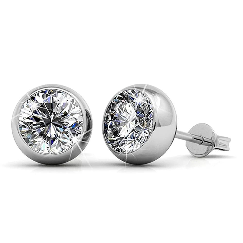 Boxed Bracelet and Earrings Set Embellished with SWAROVSKI® Crystals