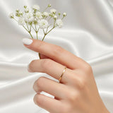 Bullion Gold Gold Simplicity Slim Ring