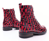 Bosccolo Womens Boots - Black/Red