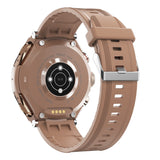 2 in 1 Bluetooth Smart Watch TWS Wireless Earphones 1.28" 9D Touch Screen BT 5.0 - Brown
