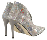 Bosccolo Womens Boots - Flowers On Grey