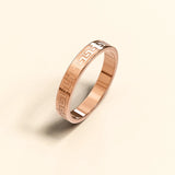 Bullion Gold Javaid Meander Ring in Rose Gold