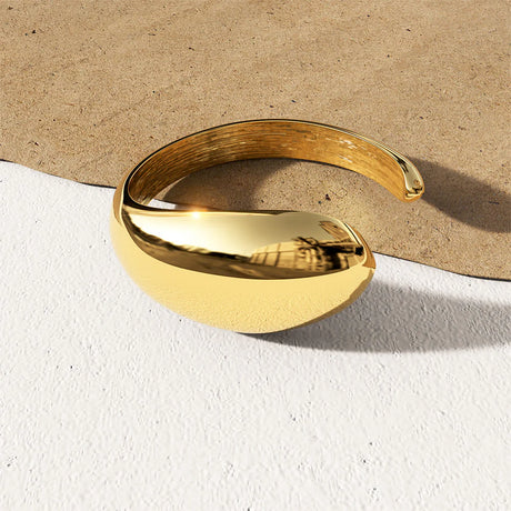 Bullion Gold Elan Irregular Open Claw Gold Ring