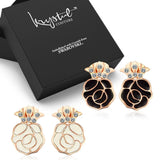 Boxed 2pr Rosie Stud Earrings Embellished with SWAROVSKI® Crystals