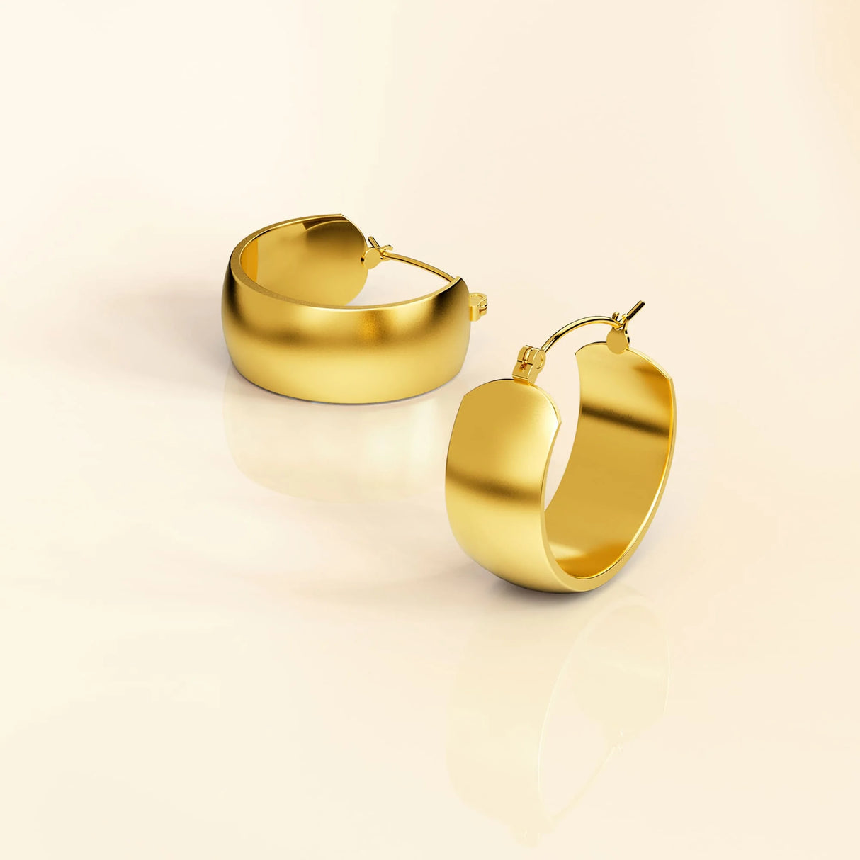 Bullion Gold Posh Gold Hoop Earrings