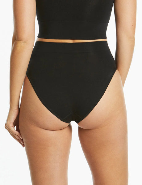 Ambra Kf Power Hi Cut Brief - Black