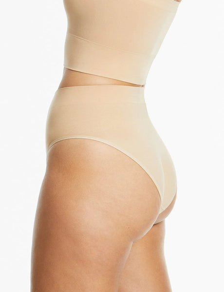 Ambra Kf Power Hi Cut Brief - Rose Beige