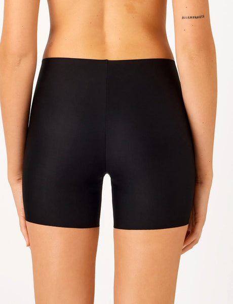Ambra Ls Waisted Mid Thigh Short - Black
