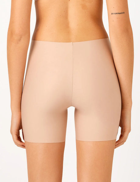 Ambra Ls Waisted Mid Thigh Short - Praline