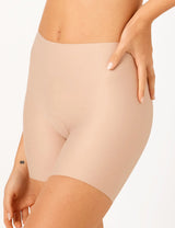 Ambra Ls Waisted Mid Thigh Short - Praline