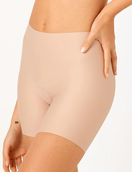 Ambra Ls Waisted Mid Thigh Short - Praline