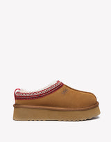 Ventus Cow Suede Platform in Chestnut