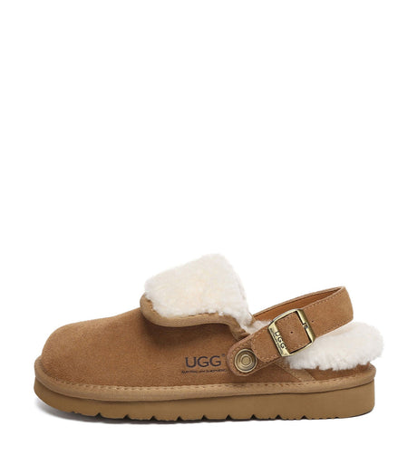 Tenley Slippers in Chestnut