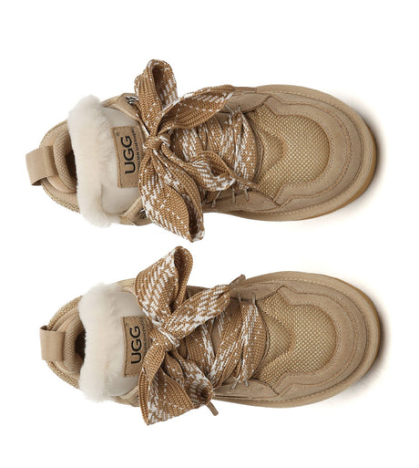 Parkyr Platform Sneakers in Sand