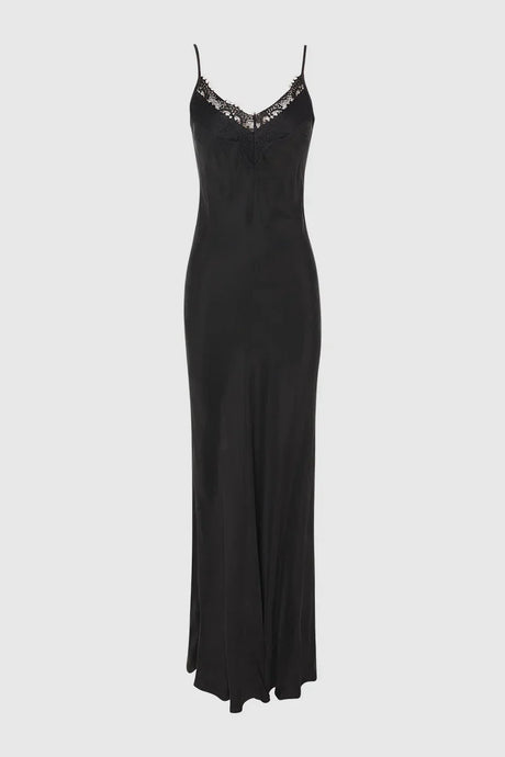 Madison The Label Amari Slip Dress - Black