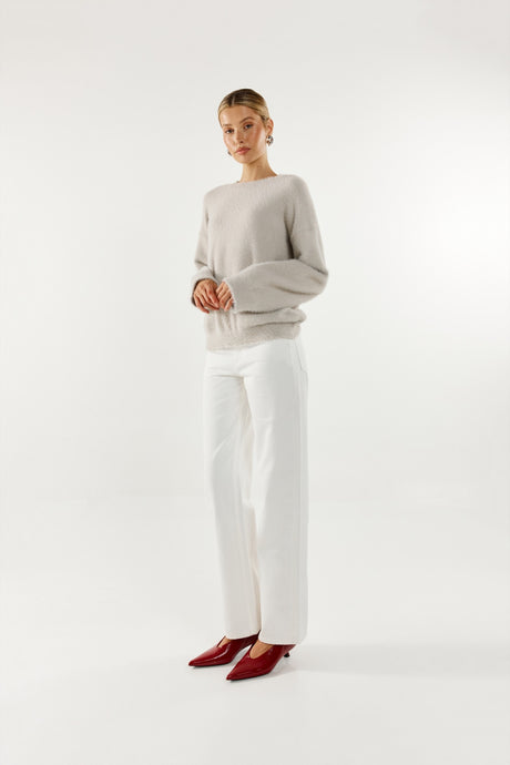 Madison The Label Angelina Knit Jumper - Grey