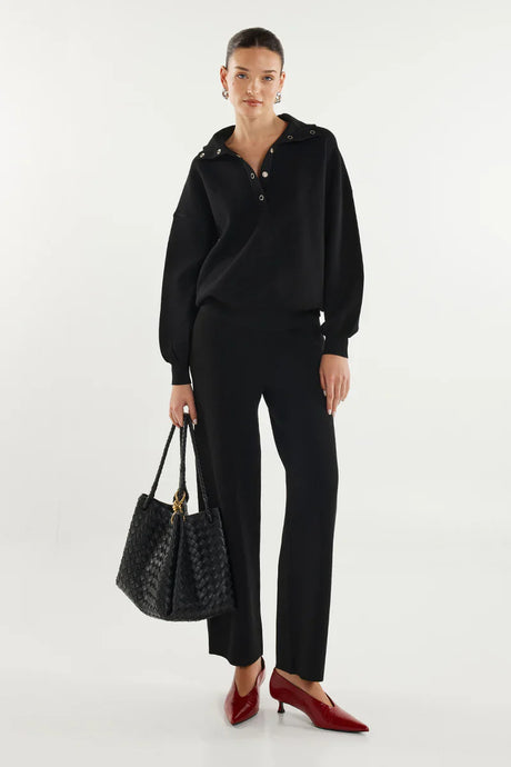 Madison The Label Anthea Knit Jumper - Black