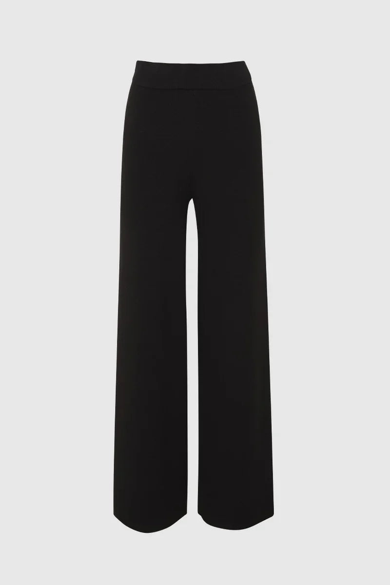 Madison The Label Anthea Knit Pants - Black