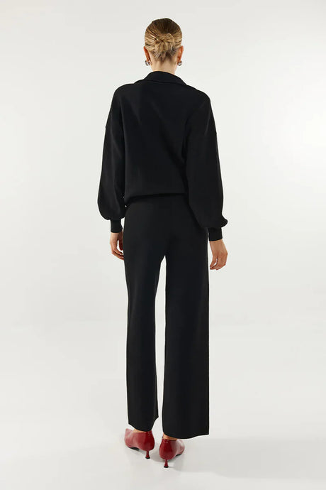 Madison The Label Anthea Knit Pants - Black