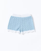 Walnut Melbourne Bella Knit Short - Blue and White