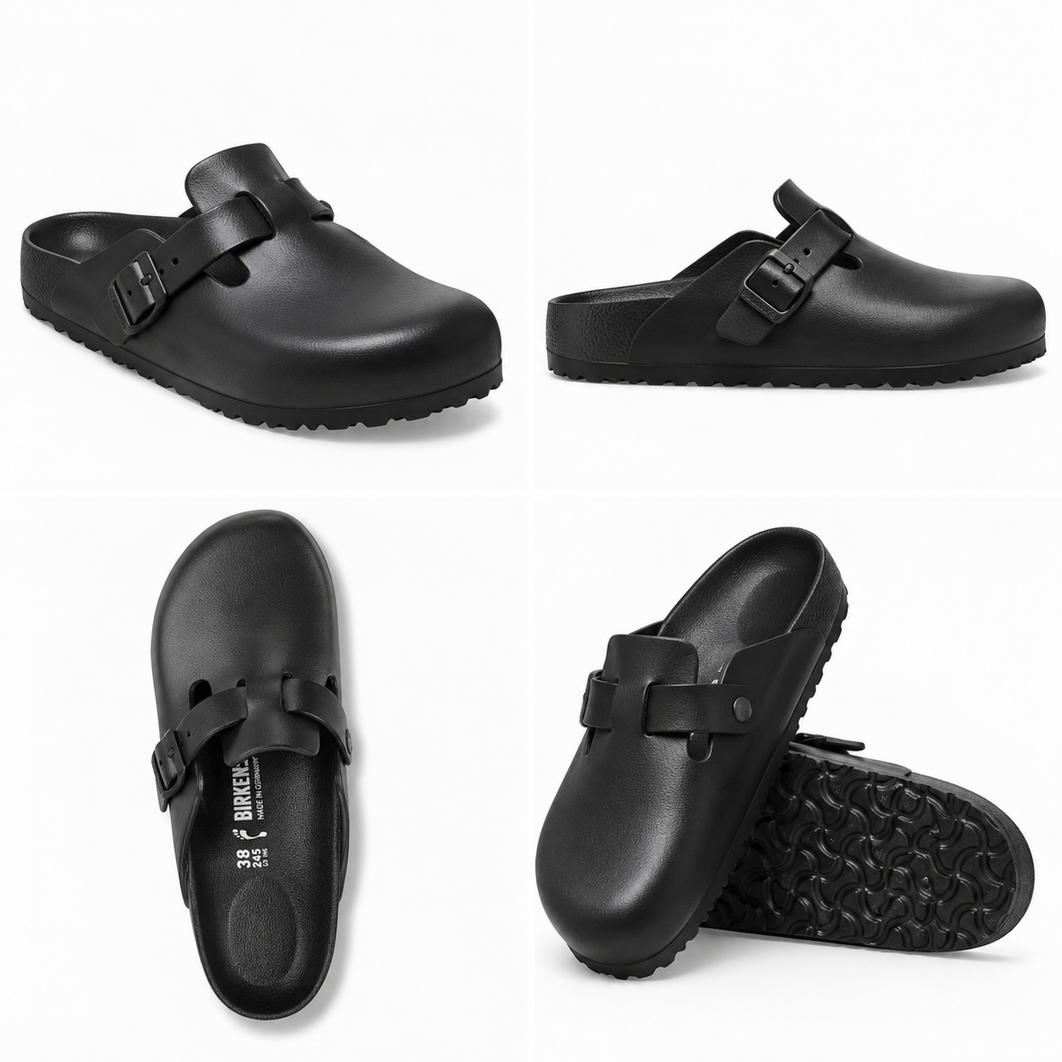 Birkenstock Women's Boston EVA Narrow Fit Sandals Black