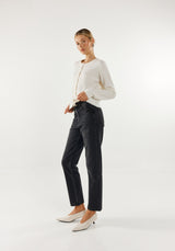 Madison The Label Bonnie Cardigan - Milk