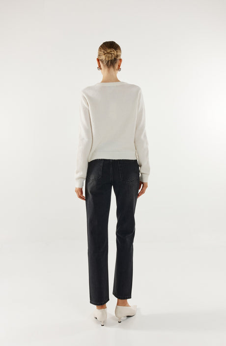 Madison The Label Bonnie Cardigan - Milk