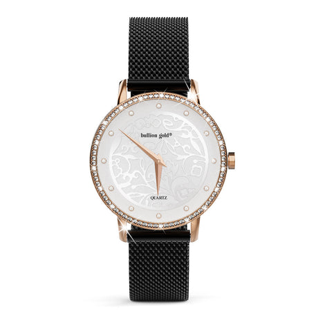 Bullion Gold Bullion Gold Elite Watch Embellished with Rhinestone