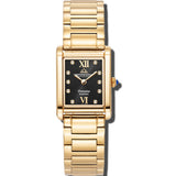 Christophe Duchamp Fontaine - Black Dial with Gold Stainless Steel Strap