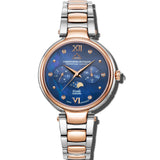 Christophe Duchamp Etoile - Blue Dial with Rose Gold & Silver Stainless Steel Strap