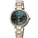 Christophe Duchamp Etoile - Black Dial with Gold & Silver Stainless Steel Strap