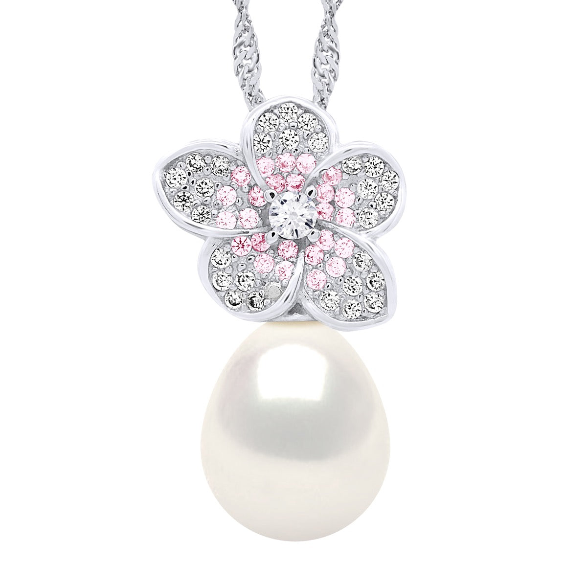 Necklace - Natural White - Longueur 42 cm