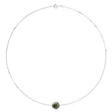 Necklace Real Cultured Tahiti Pearl Circled 10-11 mm - Longueur 18 cm