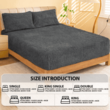 Ramesses Sherpa Fleece Combo Set - Charcoal