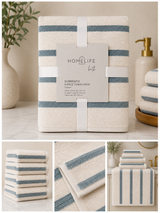 Homelife Sorrento 5 piece Towel Pack Mudrust