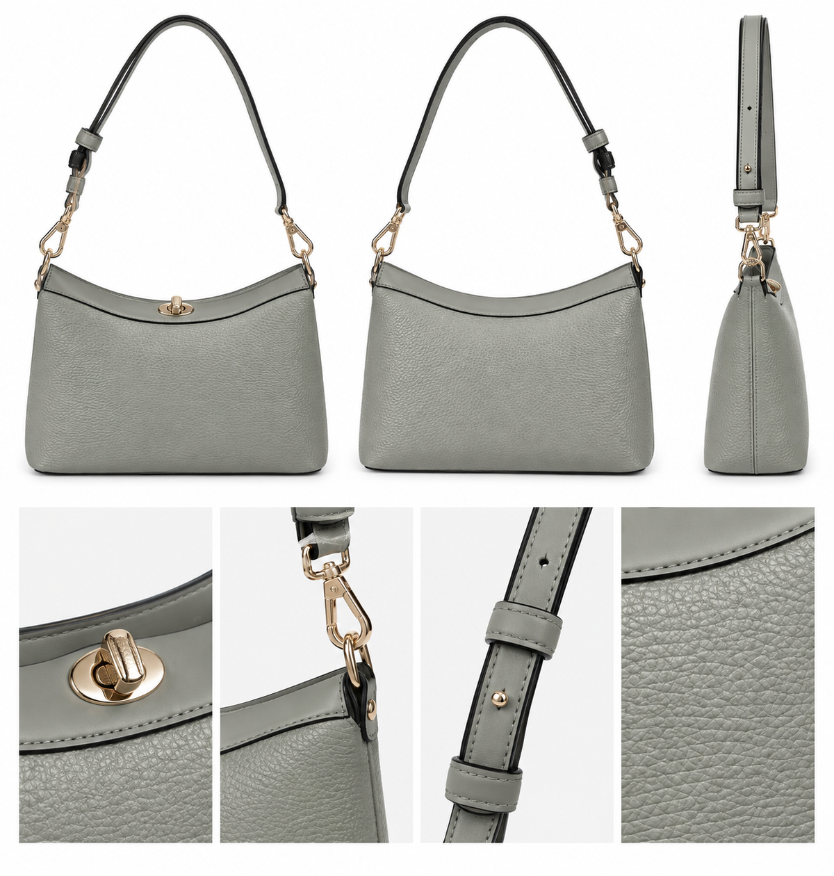 Danae S Soft Hobo - Agave B