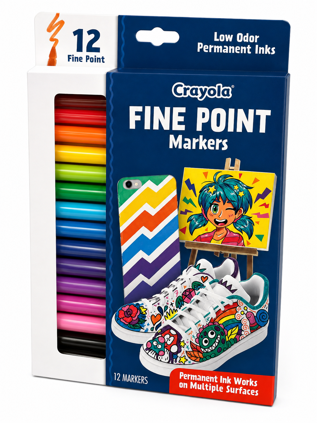 Crayola Fine Point Markers 12 Pack
