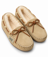 Australian Leather Ugg Moccasin Slippers - Natural - AU4