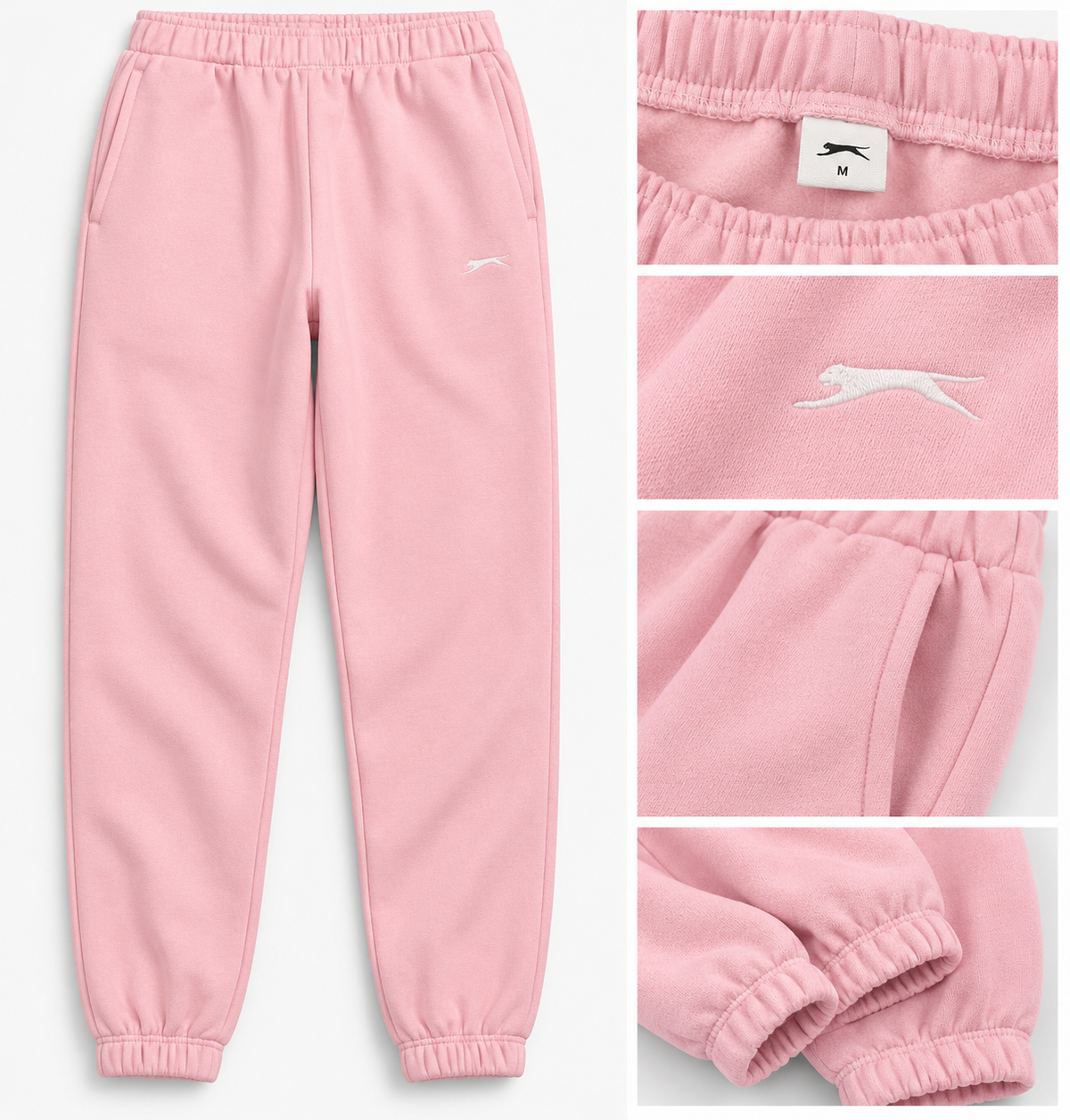Slazenger Womens Joggers - Baby Pink