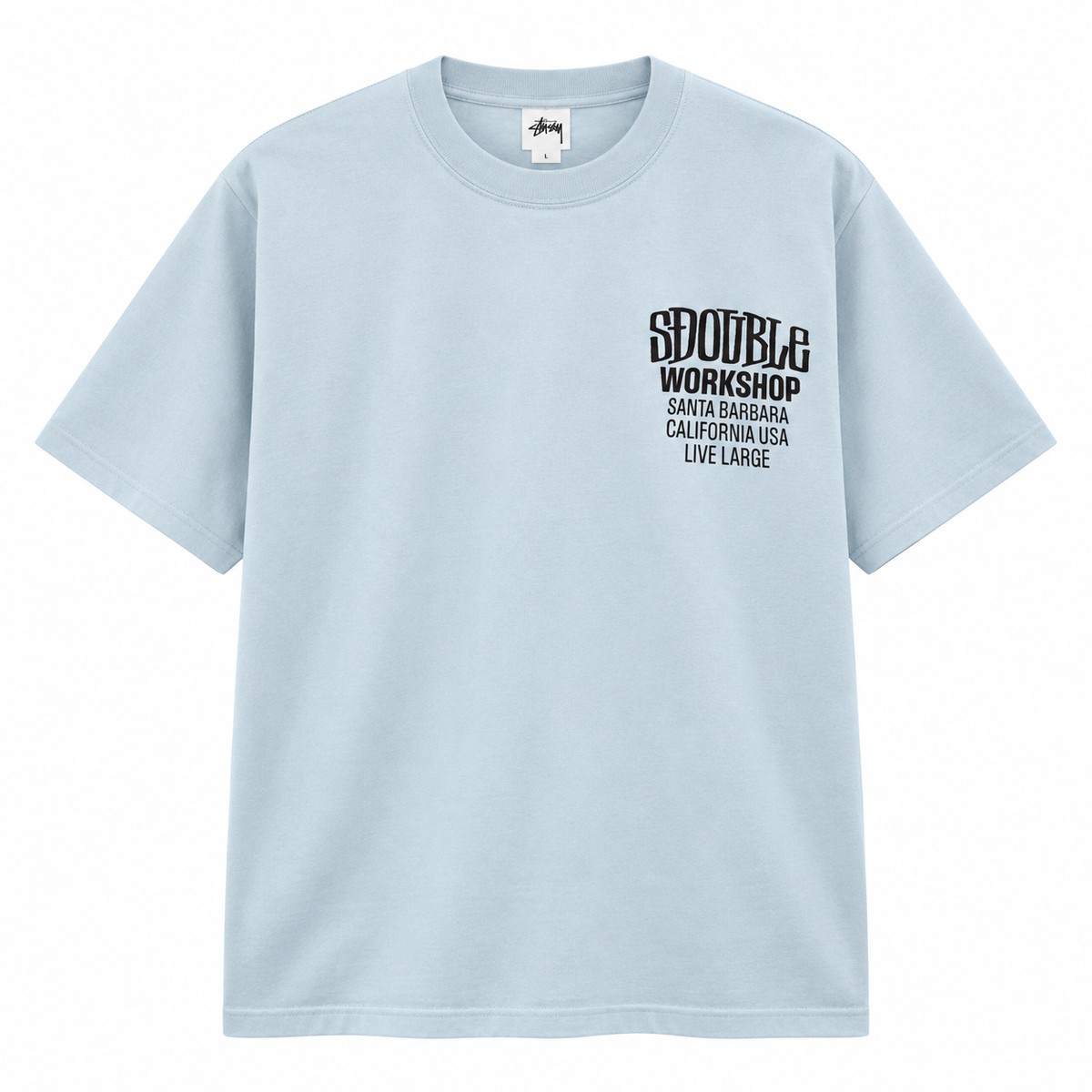 Sdouble Womens Workshop Tee - Blue