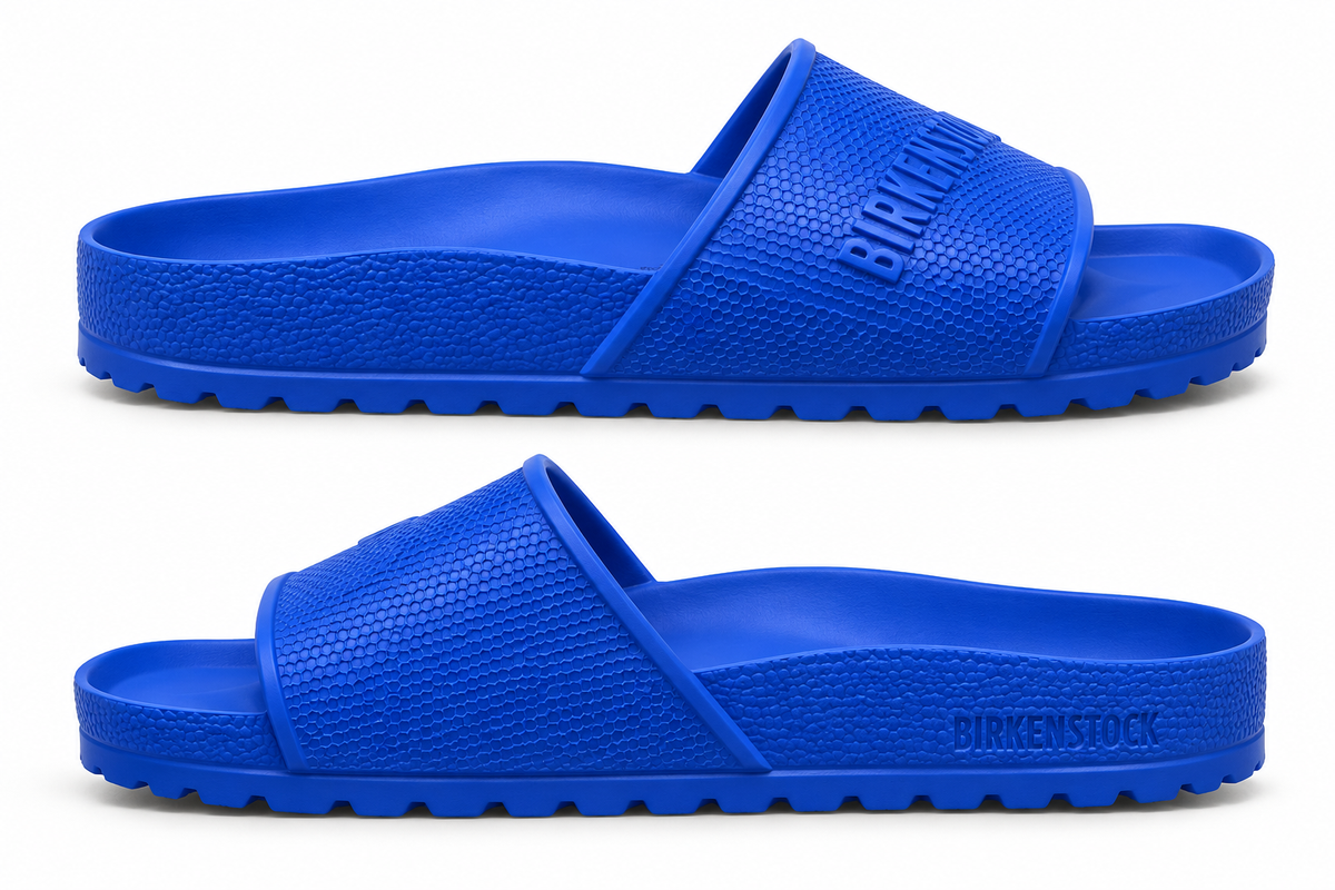 Birkenstock Unisex Barbados EVA Regular Fit Slides Ultra Blue