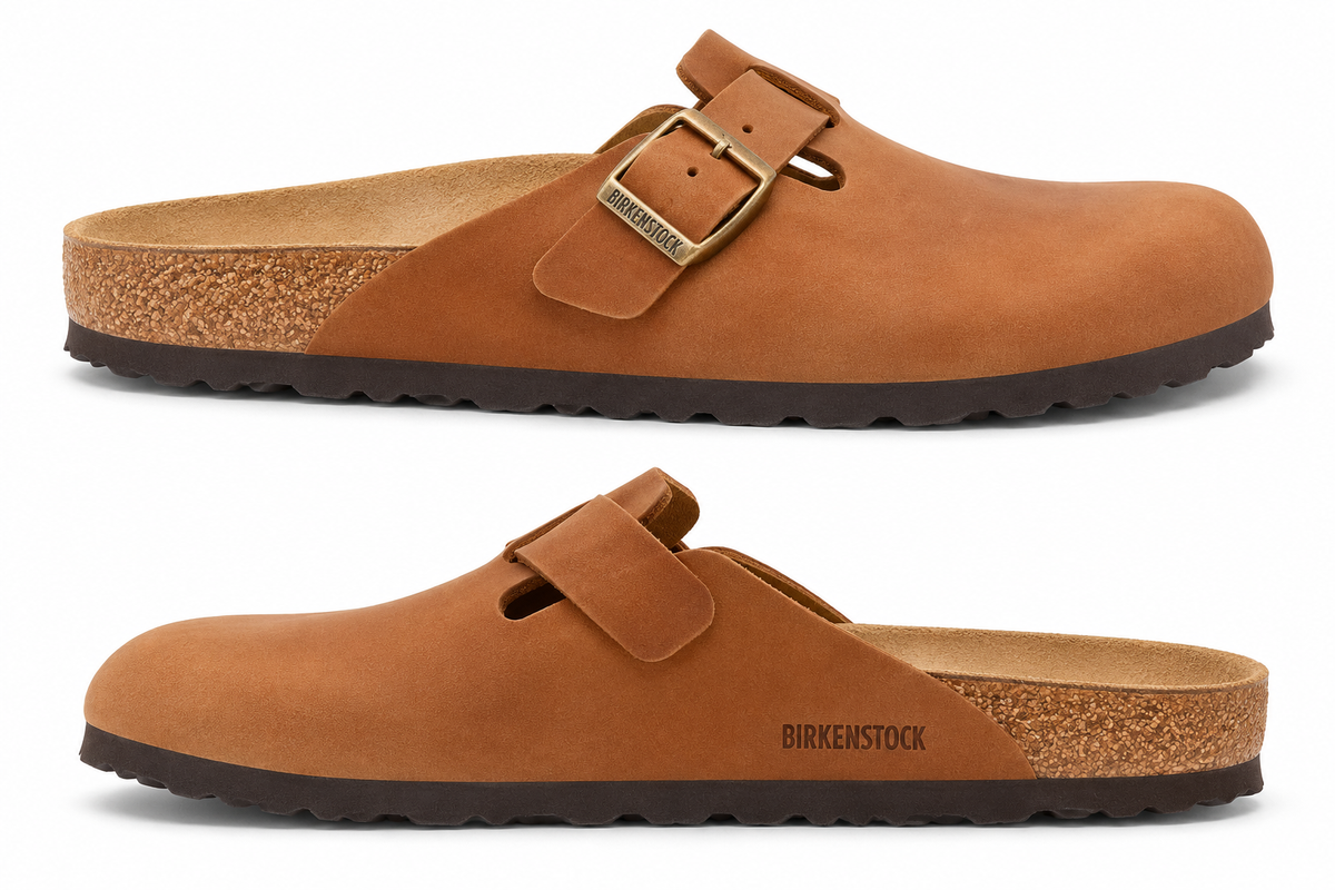 Birkenstock Unisex Boston Calz. S Sandals - Cognc