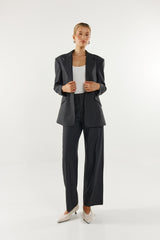 Madison The Label Collins Blazer - Charcoal
