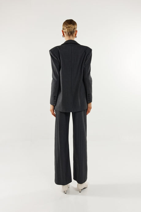 Madison The Label Collins Blazer - Charcoal