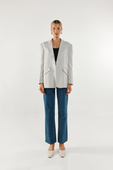 Madison The Label Collins Blazer - Grey