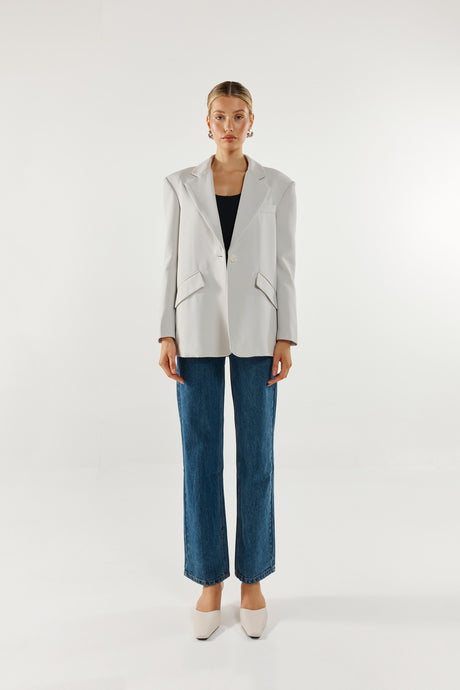 Madison The Label Collins Blazer - Grey