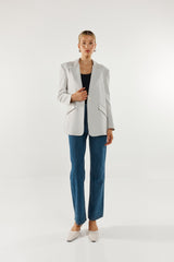 Madison The Label Collins Blazer - Grey