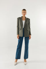 Madison The Label Collins Blazer - Sage